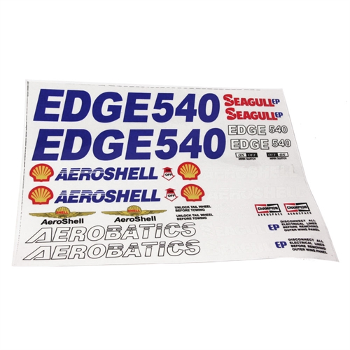 EP Edge 540 Decal Set (for SEA-X12B)