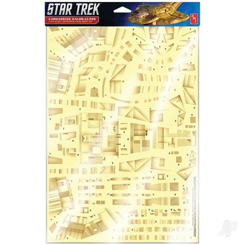 Star Trek Deep Space Nine Cardassian Paneling Decals Upgrades to kit AMT1028