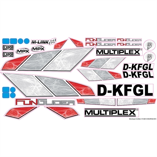 Decal Set FunGlider 724801