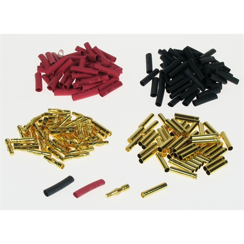 4mm Gold Connector Bulk (50 Pairs + Shrink)