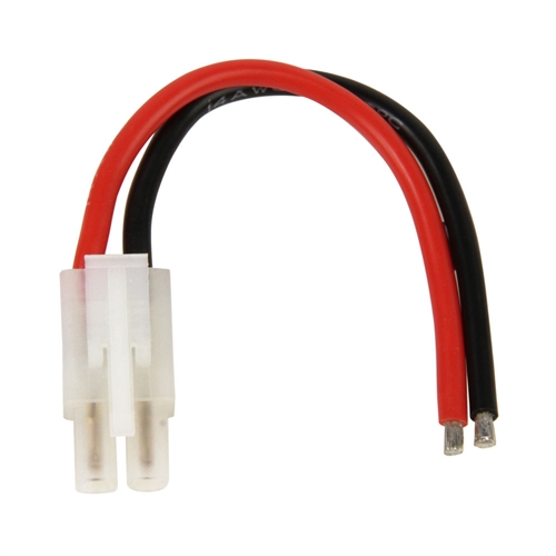 Pigtail Connector, Tamiya Male, 4in
