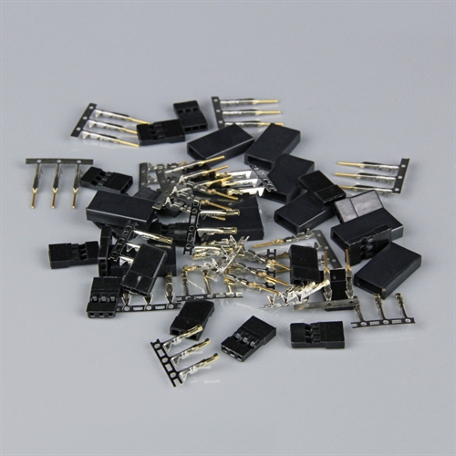 Hitec / JR Connectors Pairs with Gold Pins (10pcs)