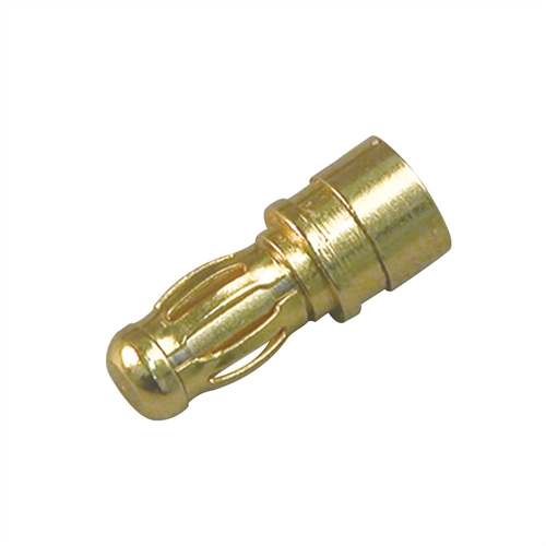 3.5mm male connector Gold 3pcs