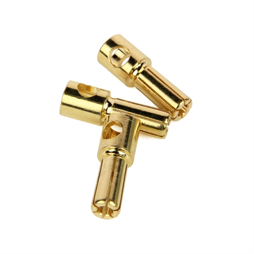 Bullet Connectors, 5mm Male (3)