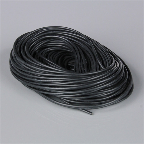 Silicone Wire, 16AWG, 100ft / 30m Black (on a roll)