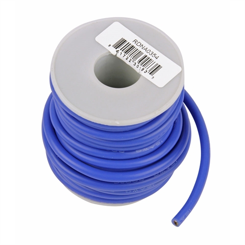 "Silicone Wire, 12ga, 1062 Strand, 25ft Blue"