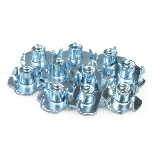 M3 T Nut 4 Prong 10pcs