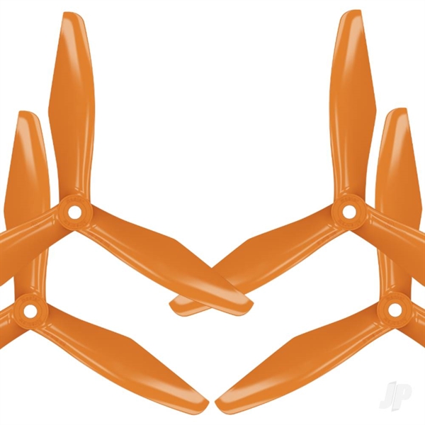 5x4.5 RS 3-Blade FPV Propeller Set x4 Orange