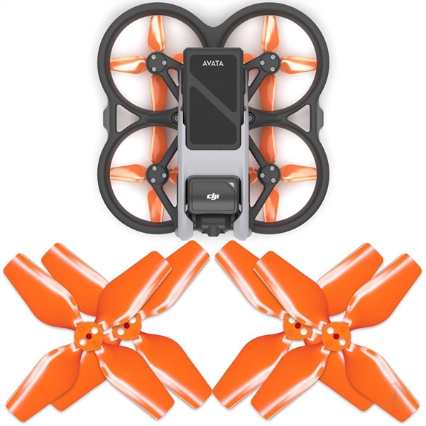 DJI Avata 4-blade Upgrade Propeller Set - x4 Orange