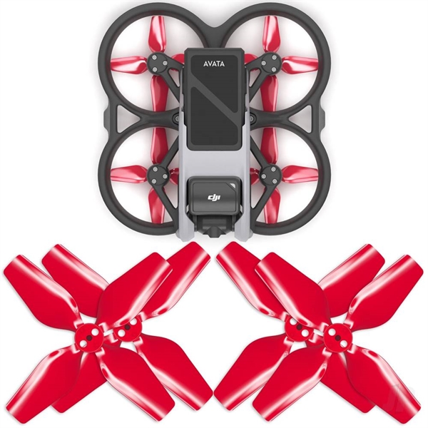 DJI Avata 4-blade Upgrade Propeller Set - x4 Red