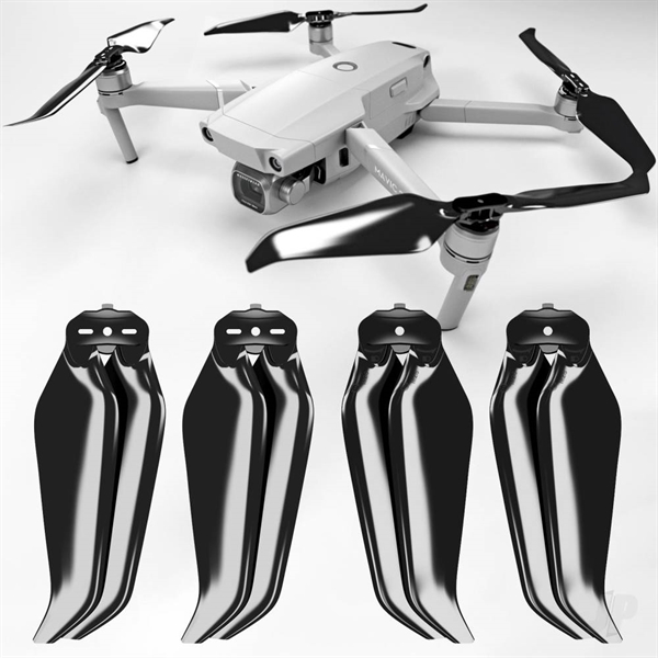 8.9x4.9 ENDURE Multirotor Folding Propeller Set x4 Black for DJI Mavic 2 Zoom, Pro & Ent.