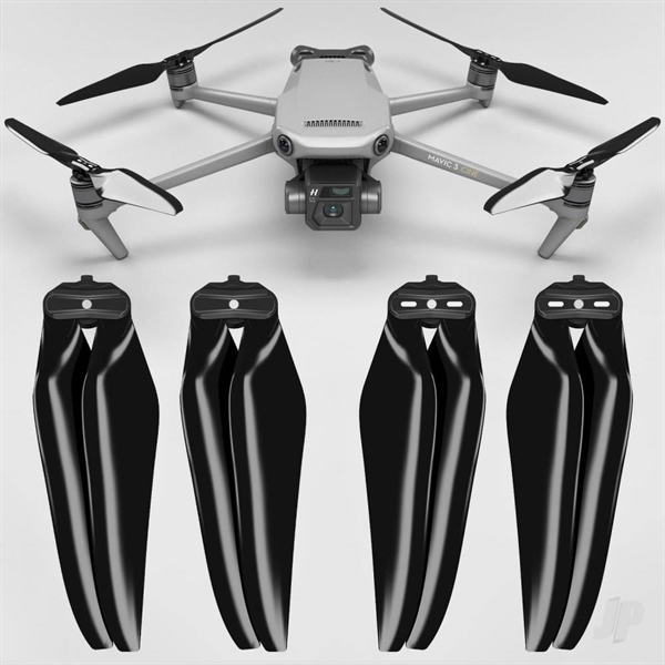 9.4x5.3 STEALTH Multirotor Folding Propeller Set x4 Black for DJI Mavic 3