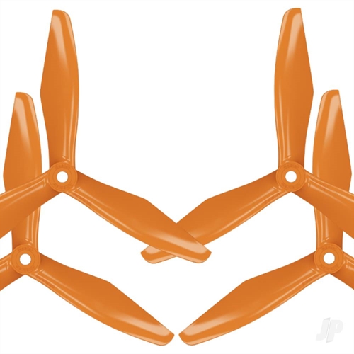 5x45 RS 3-Blade FPV Propeller Set x4 Orange