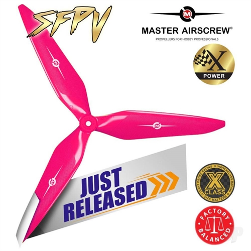 13x12 3X Power X-Class Giant Racing Drone Propeller CCW Colby Pink