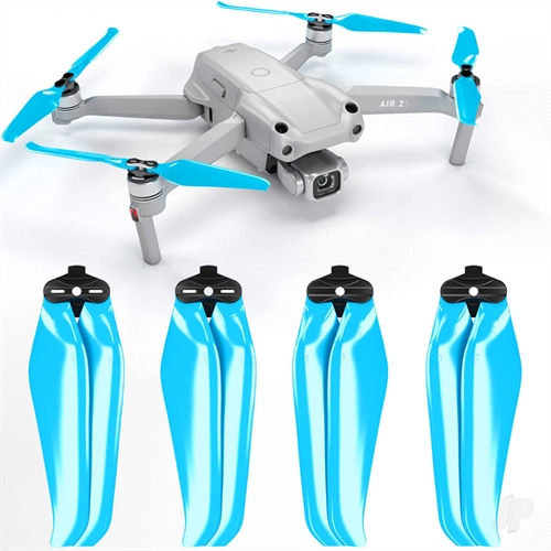 7.2x3.8 STEALTH Multirotor Folding Propeller Set x4 Blue for DJI Air 2S