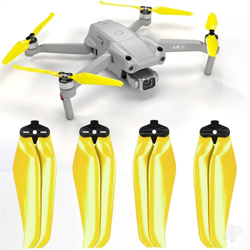 7.2x3.8 STEALTH Multirotor Folding Propeller Set x4 Yellow for DJI Air 2S