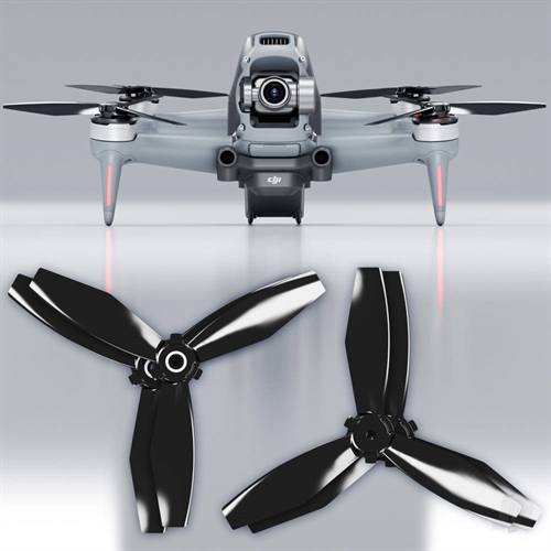 LUDICROUS Multirotor 3-Blade Propeller Set x4 Black for DJI FPV