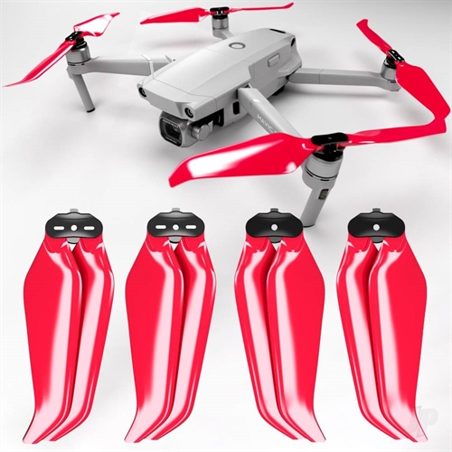 8.9x4.9 ENDURE Multirotor Folding Propeller Set x4 Red for DJI
Mavic 2 Zoom, Pro & Ent.
