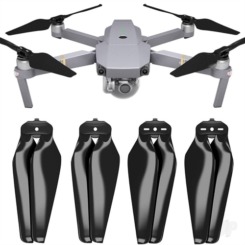 83x44 MR MC Propeller F Set x4 Black for DJI MAVIC