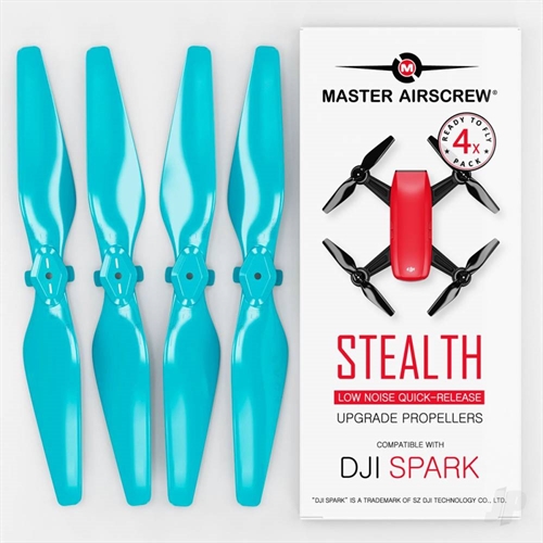 47x29 DJI Spark STEALTH Upgrade Propeller Set 4x Blue
