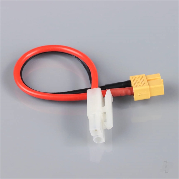 Charge Lead, XT60 to Tamiya Male, 14AWG, 150mm