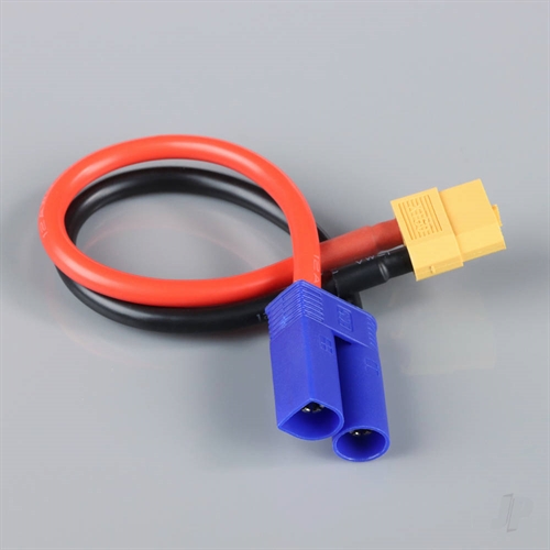 Charge Lead, XT60 to EC5 Male, 12AWG, 150mm