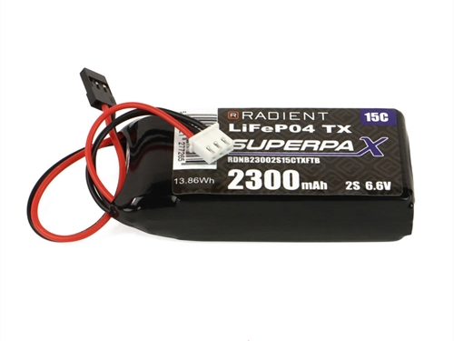 LiFe 2S 6.6V 2300mAh 15C Futaba / Hitec (Tx)