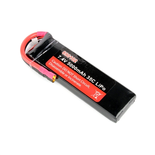 LiPo 2S 5000mAh 7.4V 40C Battery Pack