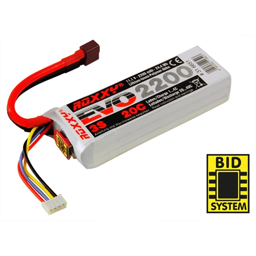 LiPo ROXXY Evo 3-2200T 20C