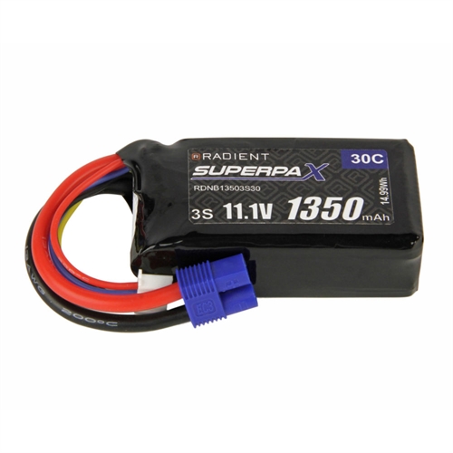 LiPo 3S 1350mAh 11.1V 30C EC3