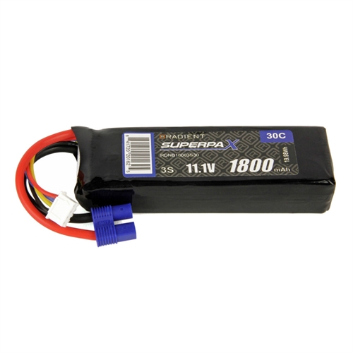 LiPo 3S 1800mAh 11.1V 30C EC3
