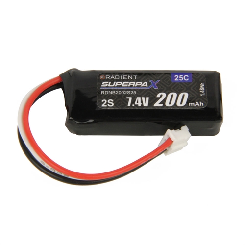 LiPo 2S 200mAh 7.4V 25C 3-Pin