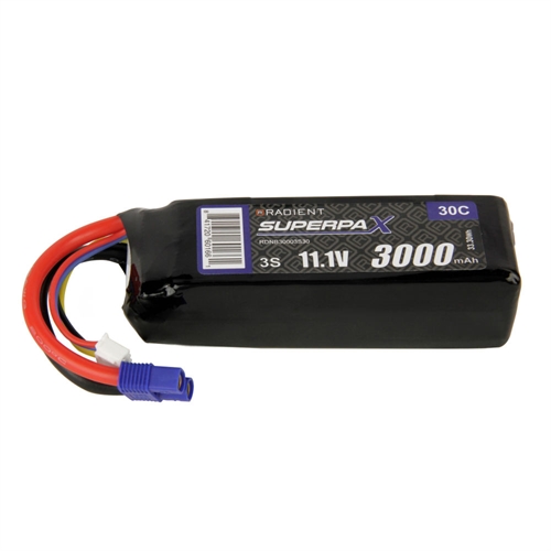 LiPo 3S 3000mAh 11.1V 30C EC3