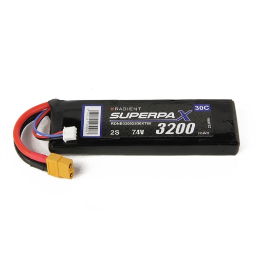 LiPo 2S 3200mAh 7.4V 30C XT60