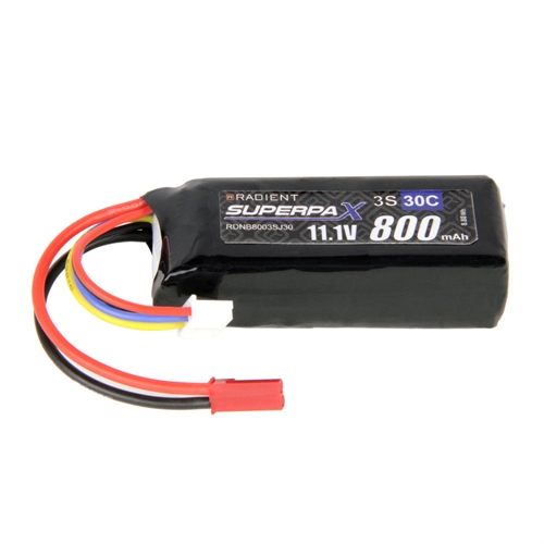 LiPo 3S 800mAh 11.1V 30C JST