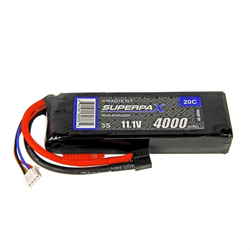LiPo 3S 4000mAh 11.1V 20C Deans (HCT)