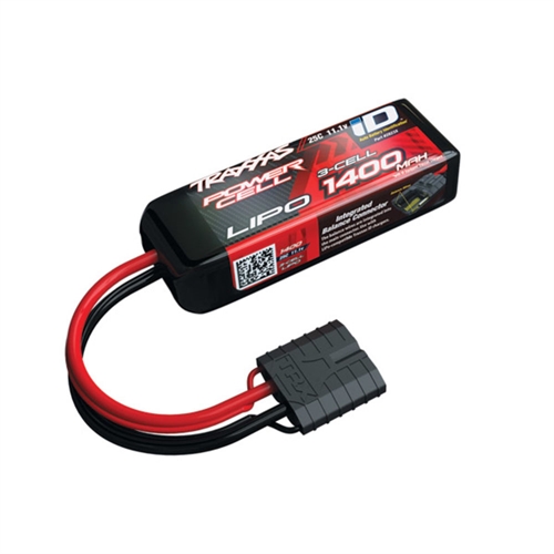 1400mAh 11.1V 3S 25C LiPo ID Battery