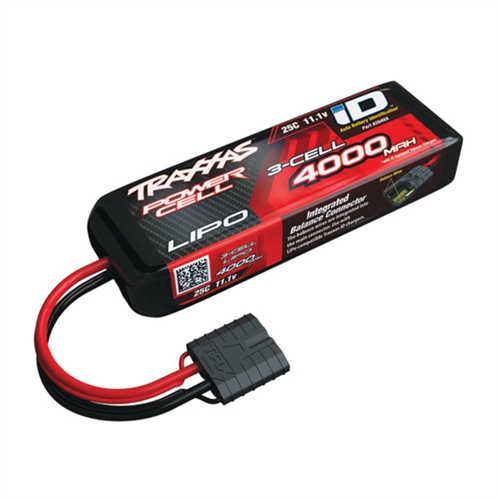 4000mAh 11.1V 3S 25C LiPo ID Battery