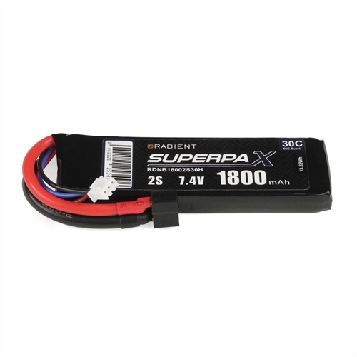 LiPo 2S 1800mAh 74V 30C Deans HCT