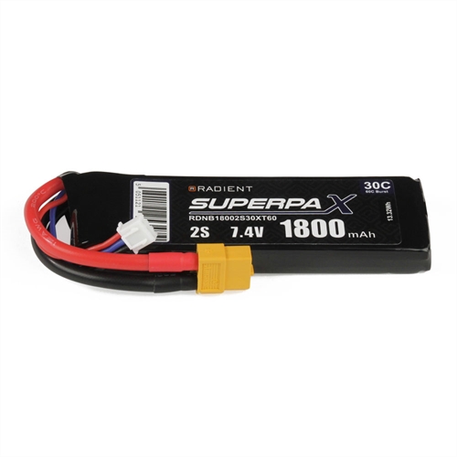 LiPo 2S 1800mAh 74V 30C XT60