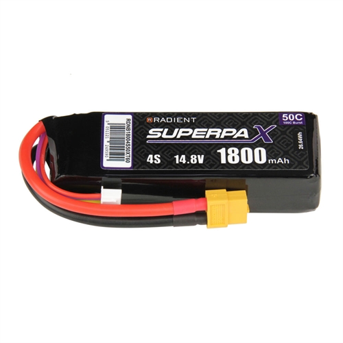 LiPo 4S 1800mAh 148V 50C XT60