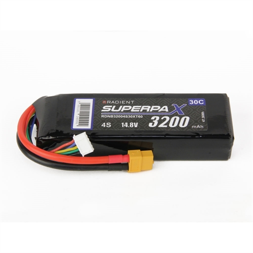 LiPo 4S 3200mAh 148V 30C XT60