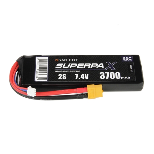 LiPo 2S 3700mAh 74V 50C XT60