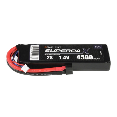 LiPo 2S 4500mAh 74V 50C Deans HCT