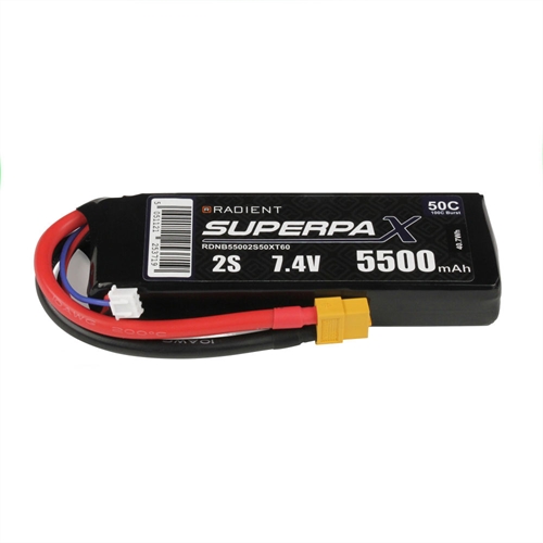 LiPo 2S 5500mAh 74V 50C XT60