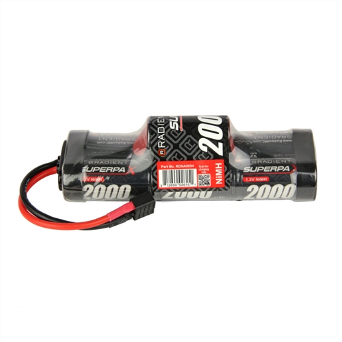 "NiMH 8.4V 2000mAh SC 6-1 Stick, HCT"