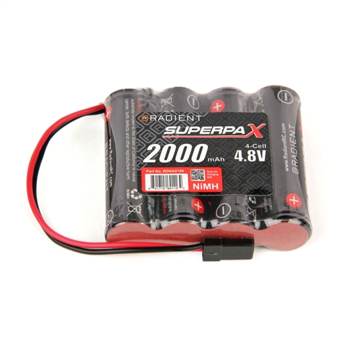 NiMH 48V 2000mAh AA SBS-Flat Rx-JR