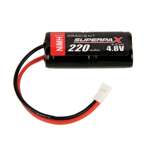 "NiMH 4.8V 220mAh 1-2AAA Stick, Micro SC, TR, ALL, MIC"