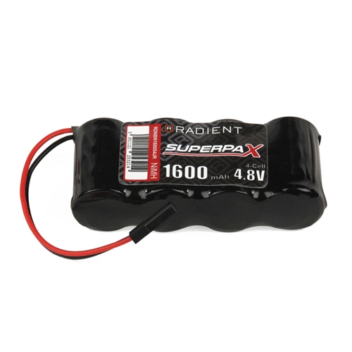 NiMH 4.8V 1600mAh 2/3A SBS-Flat, Rx-JR