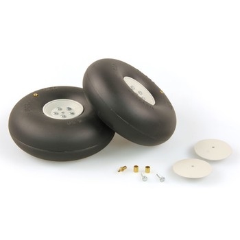 Smooth Inflatable Wheels 4.5in (2pcs)